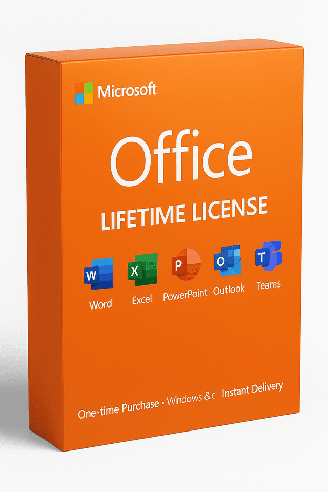 Microsoft Office Lifetime for Windows One Time Purchase