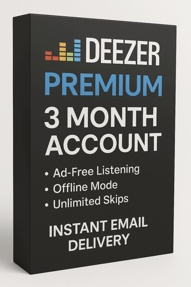 Deezer Premium 3 Month Account Instant Email Delivery