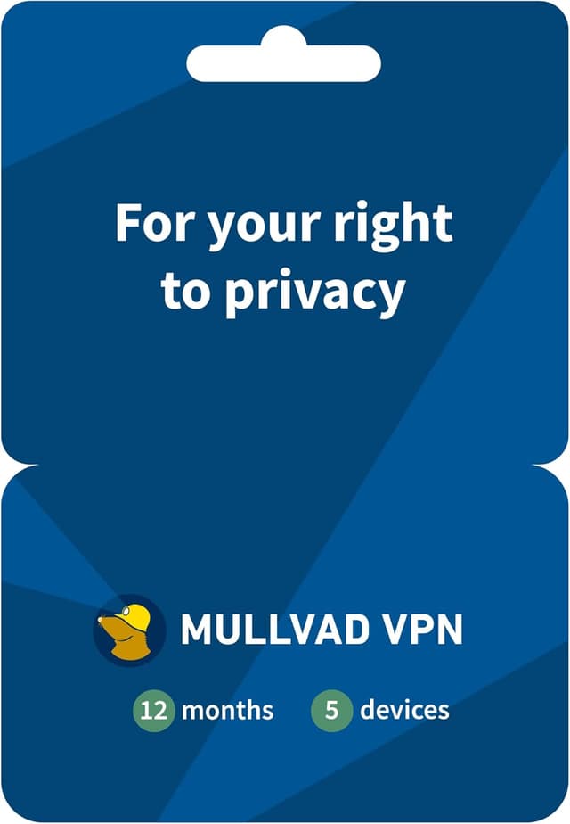 Mullvad VPN 12 Months Protect Your Privacy with Easy To Use Security VPN Service