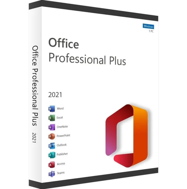 Microsoft Office 2021 Professional Plus – Lifetime License for 5 PCs