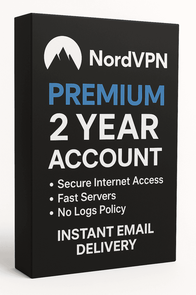 NordVPN Premium 2 Year Key Secure VPN Account Fast Delivery via Email
