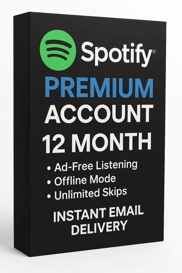 Spotify Premium Account 12 Months Instant Email Delivery
