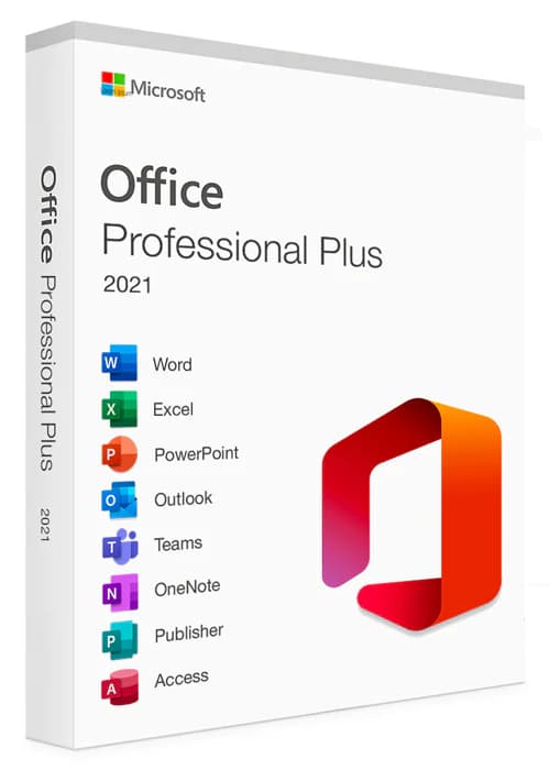 Office Professional Plus 2021 Retail Key Lifetime Activation Genuine Microsoft License Instant Delivery