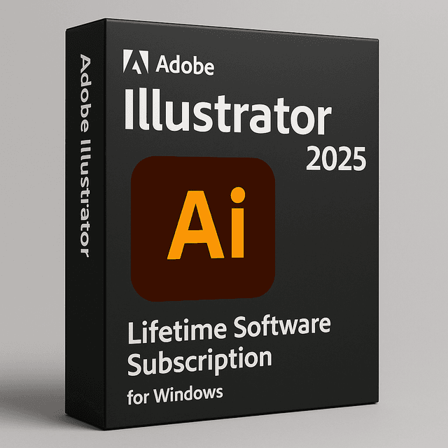 Adobe Illustrator 2025 Lifetime Software Subscription for Windows
